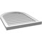 Ekena Millwork Round Top Surface Mount PVC Gable Vent w/ 2"W x 2"P Brickmould Sill Frame, 24"W x 32"H GVPRT24X3203SN - alternate 2